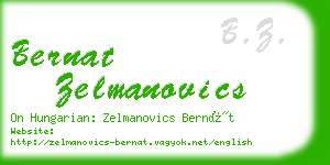 bernat zelmanovics business card